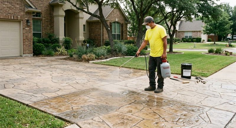 Porch Concrete Sealing in Alpharetta, GA