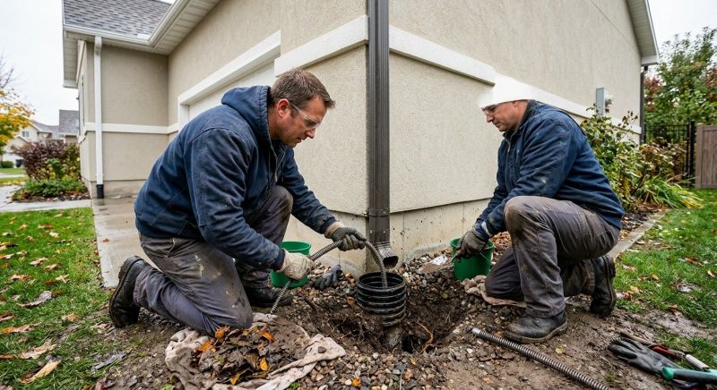 Gutter Downspout Unclogging in Arvada, CO